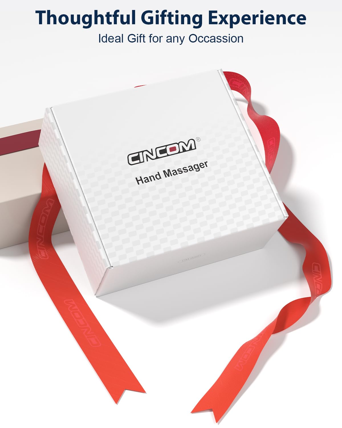 CINCOM Hand Massager - Cordless Hand Massager with Heat and Compression for Arthritis and Carpal Tunnel, Gifts for Women