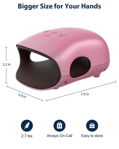 CINCOM Hand Massager - Cordless Hand Massager with Heat and Compression for Arthritis and Carpal Tunnel, Gifts for Women