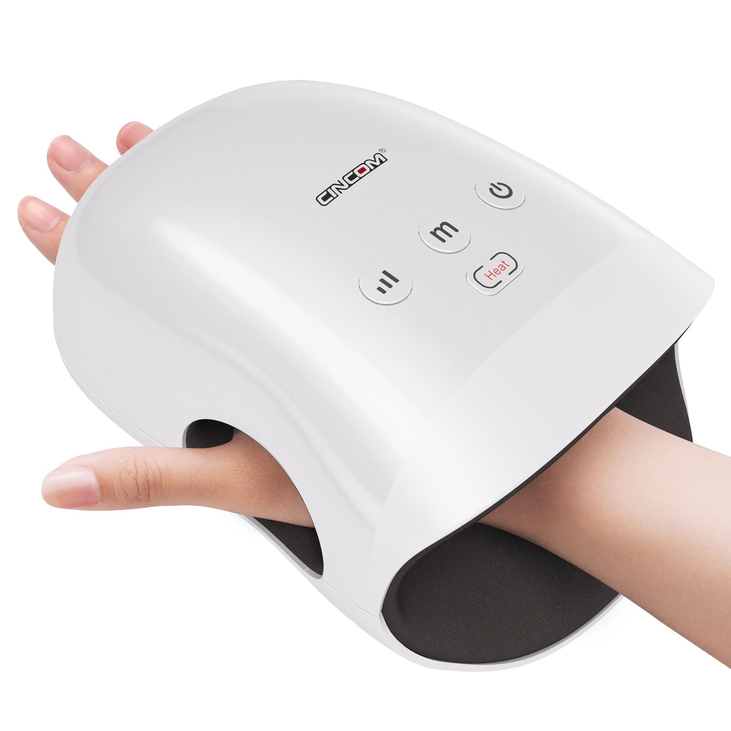 CINCOM Hand Massager - Cordless Hand Massager with Heat and Compression for Arthritis and Carpal Tunnel, Gifts for Women