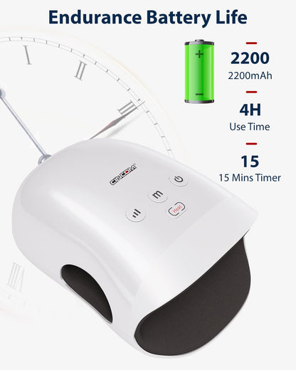 CINCOM Hand Massager - Cordless Hand Massager with Heat and Compression for Arthritis and Carpal Tunnel, Gifts for Women