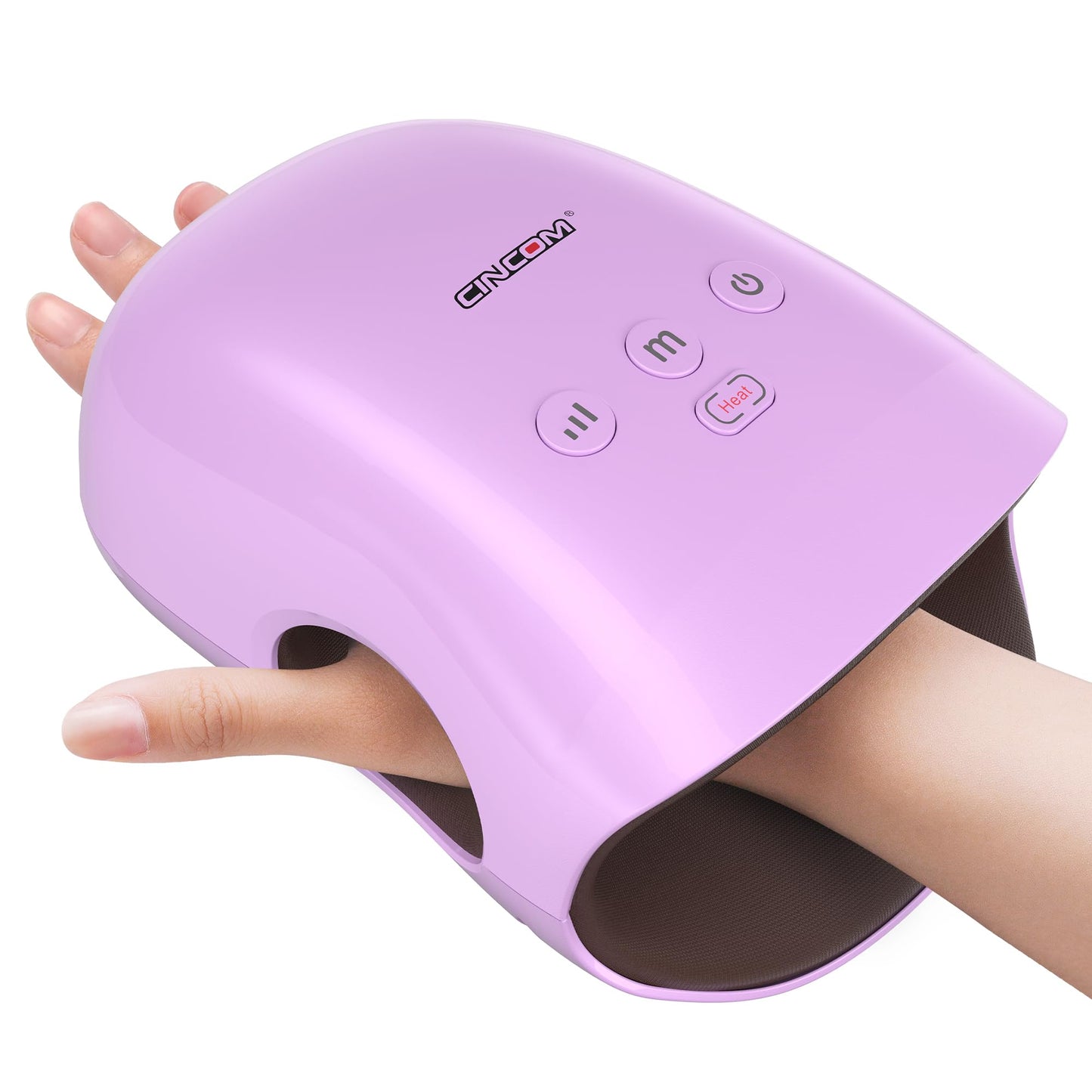 CINCOM Hand Massager - Cordless Hand Massager with Heat and Compression for Arthritis and Carpal Tunnel, Gifts for Women