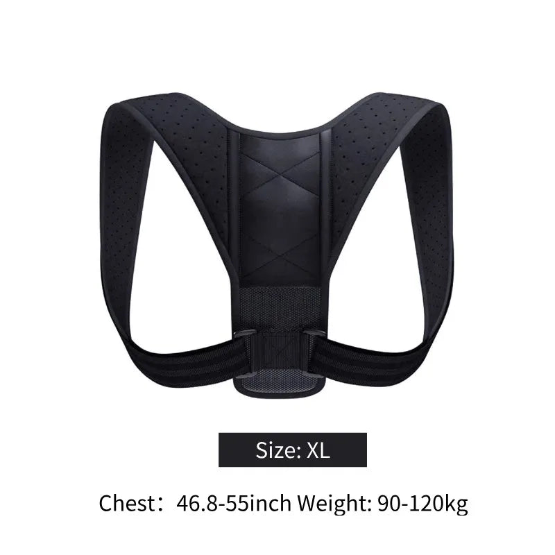 Adjustable Posture Corrector for Back & Shoulder Support - Unisex