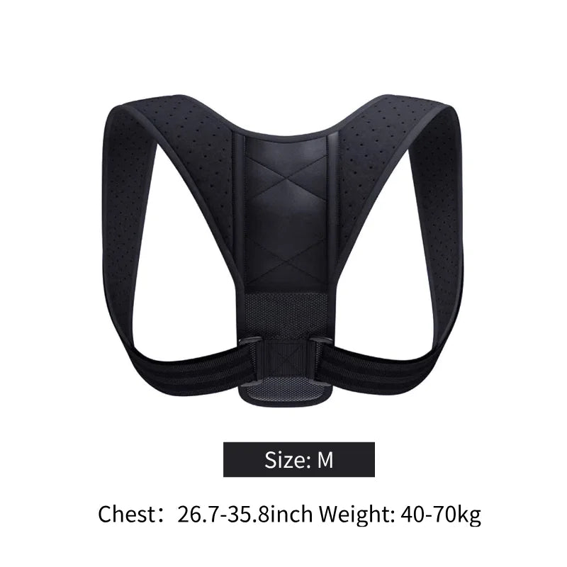 Adjustable Posture Corrector for Back & Shoulder Support - Unisex