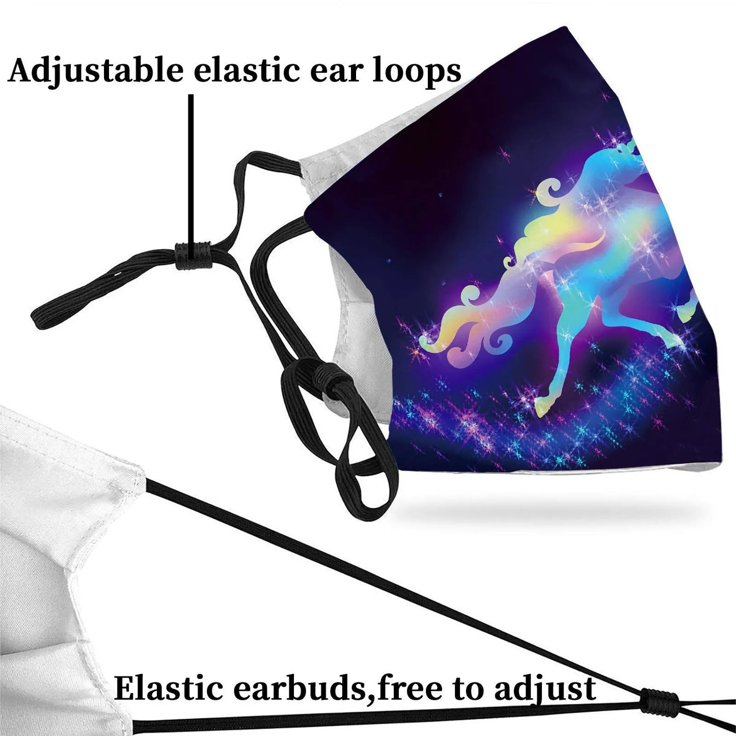 Kids' Washable & Reusable Face Mask – Cute Butterfly Print