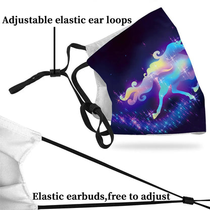 Kids' Washable & Reusable Face Mask – Cute Butterfly Print