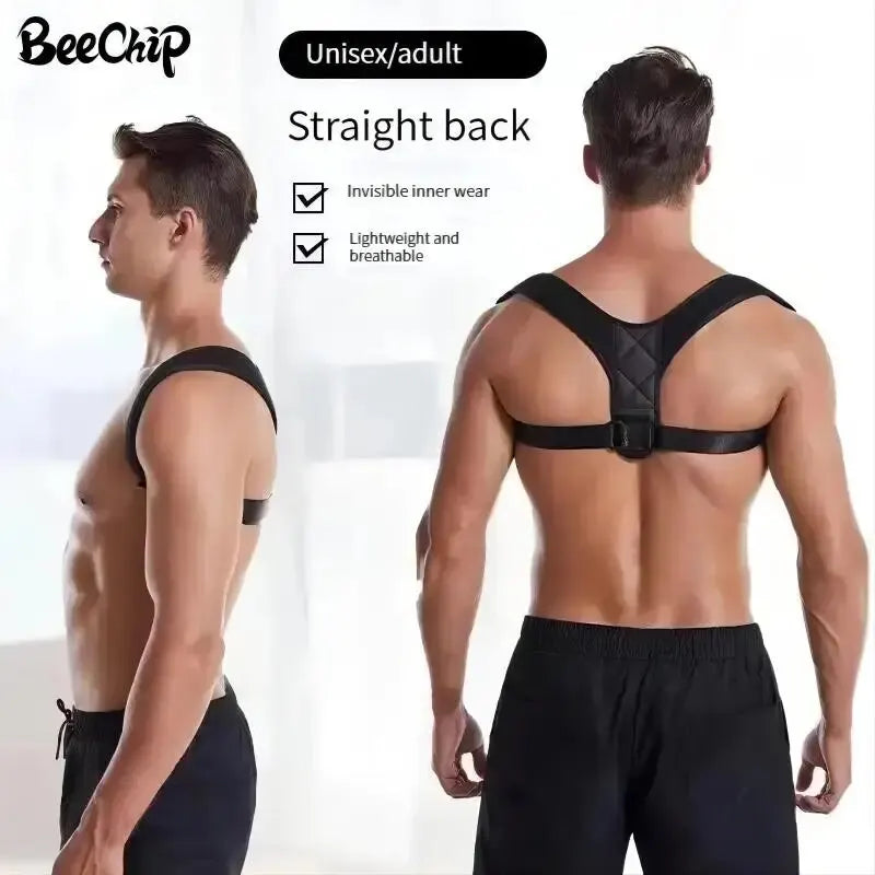 Adjustable Posture Corrector for Back & Shoulder Support - Unisex
