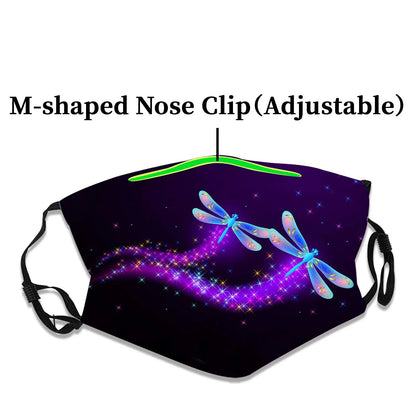 Kids' Washable & Reusable Face Mask – Cute Butterfly Print